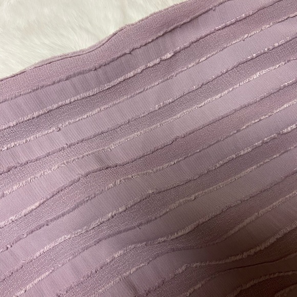 $178 NWT! BCBGMAXAZRIA Lilac Mauve Low Back Pleated Dress  A-line Slip Medium - Picture 10 of 10